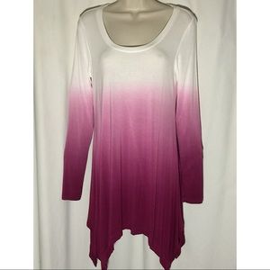 Chelsea & Theodore Dip Dye Tunic size XL